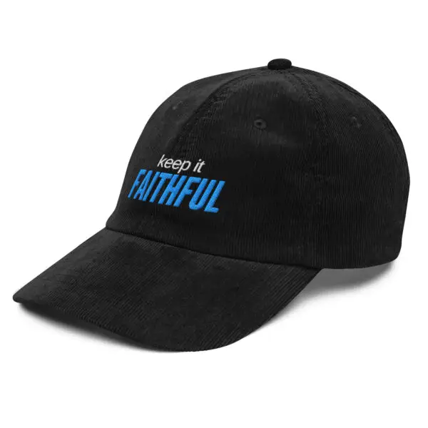 Keep It Faithful Corduroy Dad Hat - Image 5