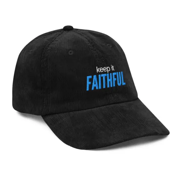 Keep It Faithful Corduroy Dad Hat - Image 6