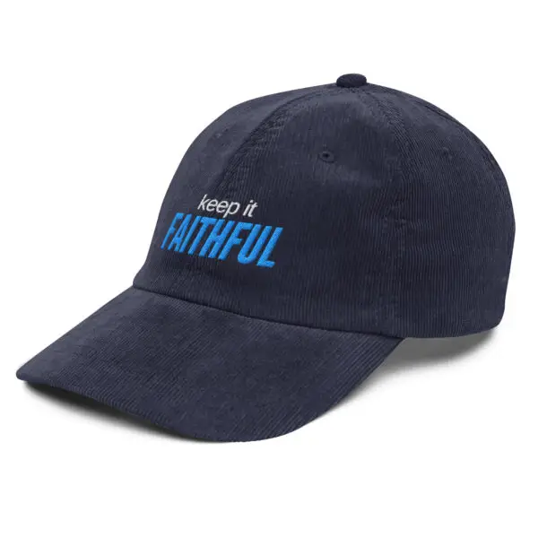 Keep It Faithful Corduroy Dad Hat - Image 9