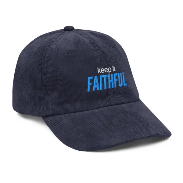 Keep It Faithful Corduroy Dad Hat - Image 10