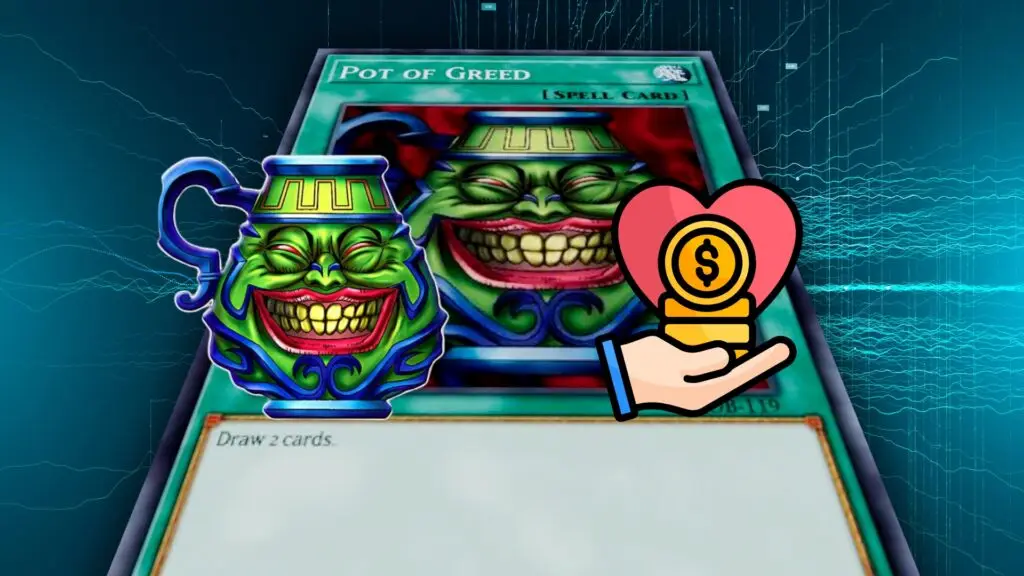 Utilizing the Pot of Greed For Fair Use to illustrate greed