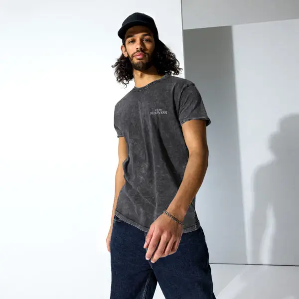 God's Business Denim Wash T-Shirt - Image 3