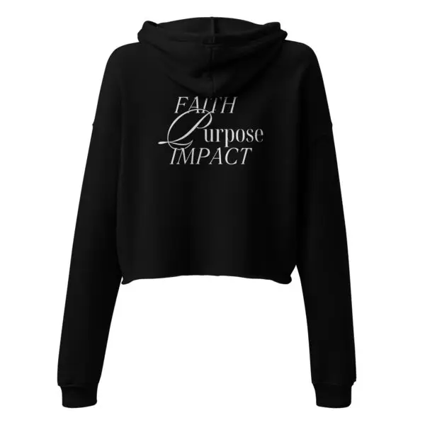 Faith Purpose Impact Cropped Hoodie - Image 3