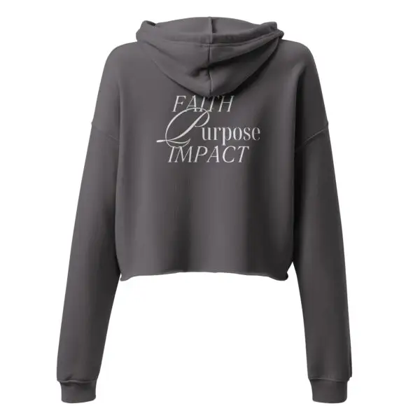 Faith Purpose Impact Cropped Hoodie - Image 8