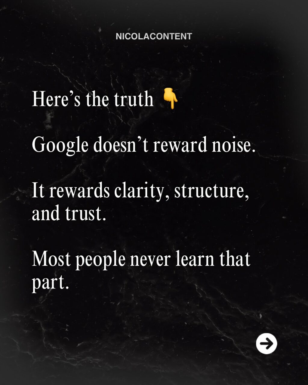 Instagram post from nicolacontent. This post is in position 2.